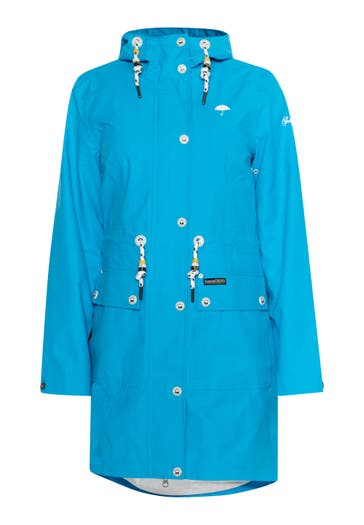 SCHMUDDELWEDDA Regenjacke Cyanblau