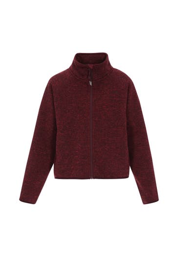 SCHMUDDELWEDDA Übergangsjacke burgundy melange