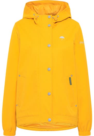 SCHMUDDELWEDDA Regenjacke Senf