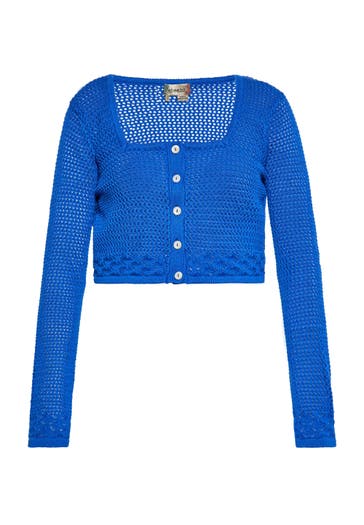 MYMO Strickjacke Kobaltblau