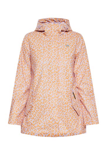 SCHMUDDELWEDDA Regenjacke Pastelllavendel Orange Leo