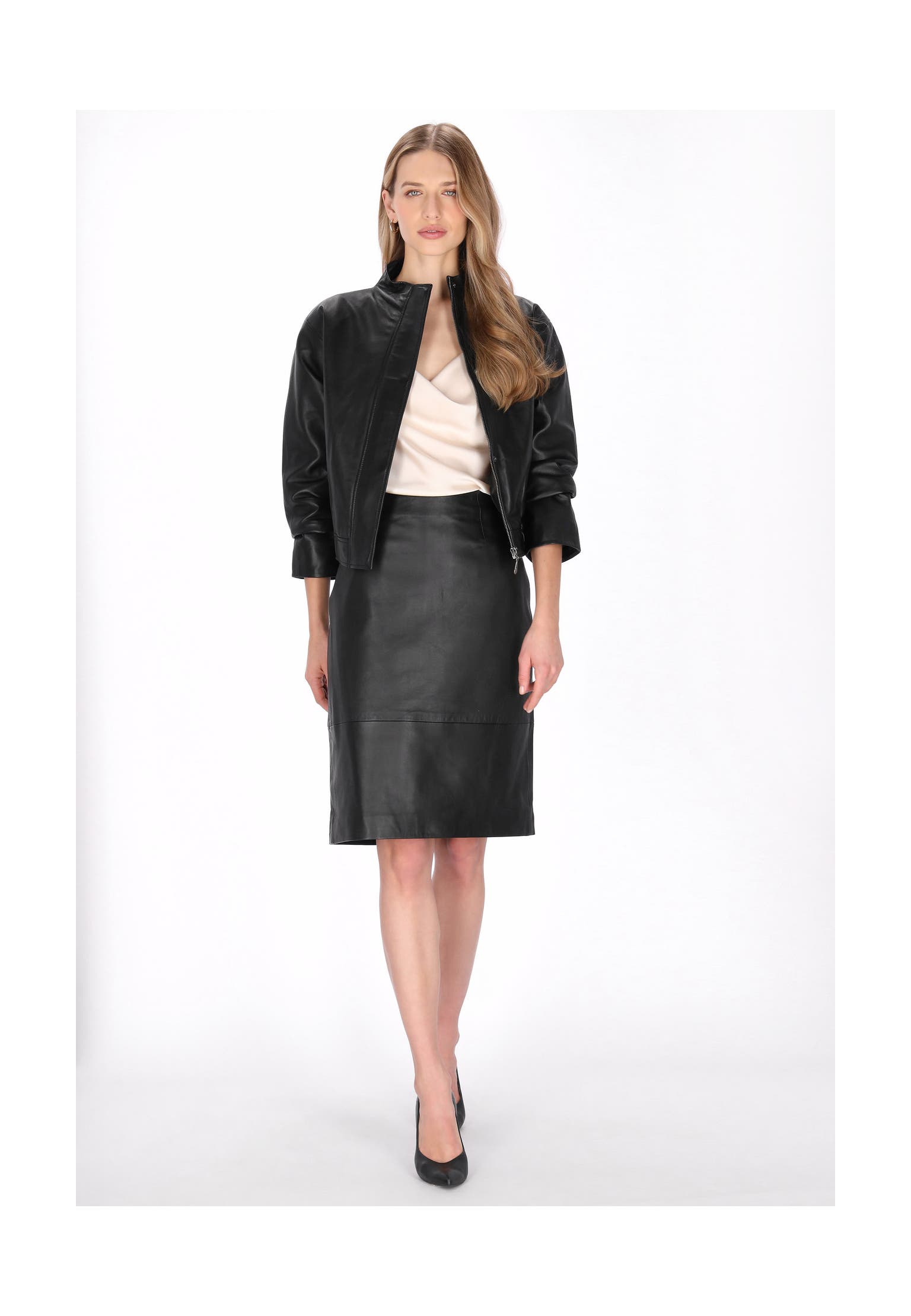 DREIMASTER Lederjacke black, Bild 1
