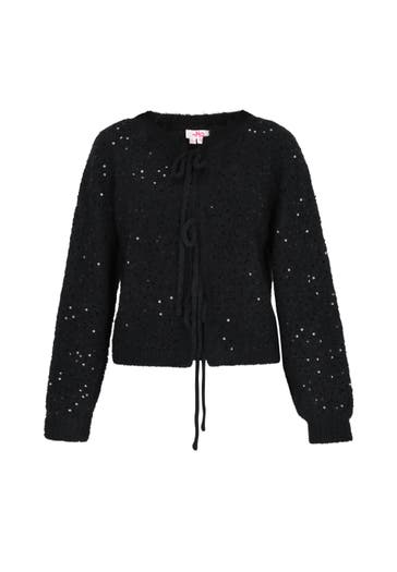MYMO Strickjacke black