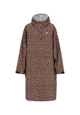 SCHMUDDELWEDDA Regenjacke dark beige black leo