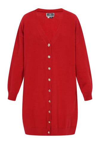 DREIMASTER Strickjacke red