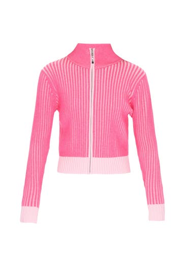 MYMO Strickjacke magenta rose