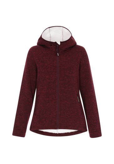 SCHMUDDELWEDDA Übergangsjacke burgundy melange