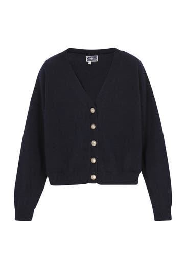 DREIMASTER Strickjacke navy