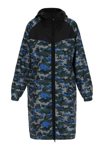 SCHMUDDELWEDDA Mantel Blau Camouflage