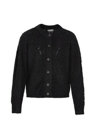 DREIMASTER Strickjacke black