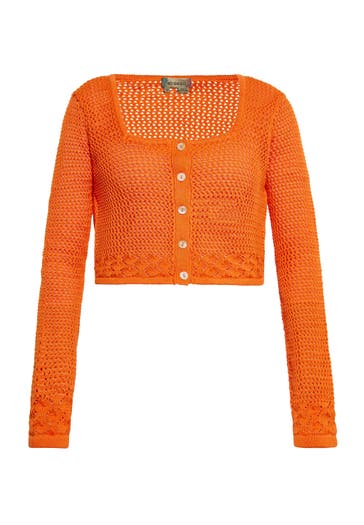 MYMO Strickjacke Orange