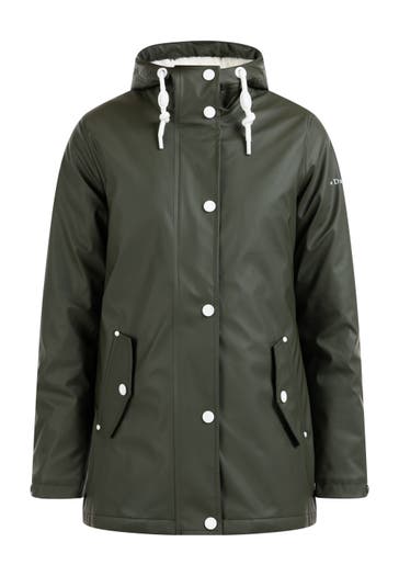 DREIMASTER Regenjacke Dunkeloliv
