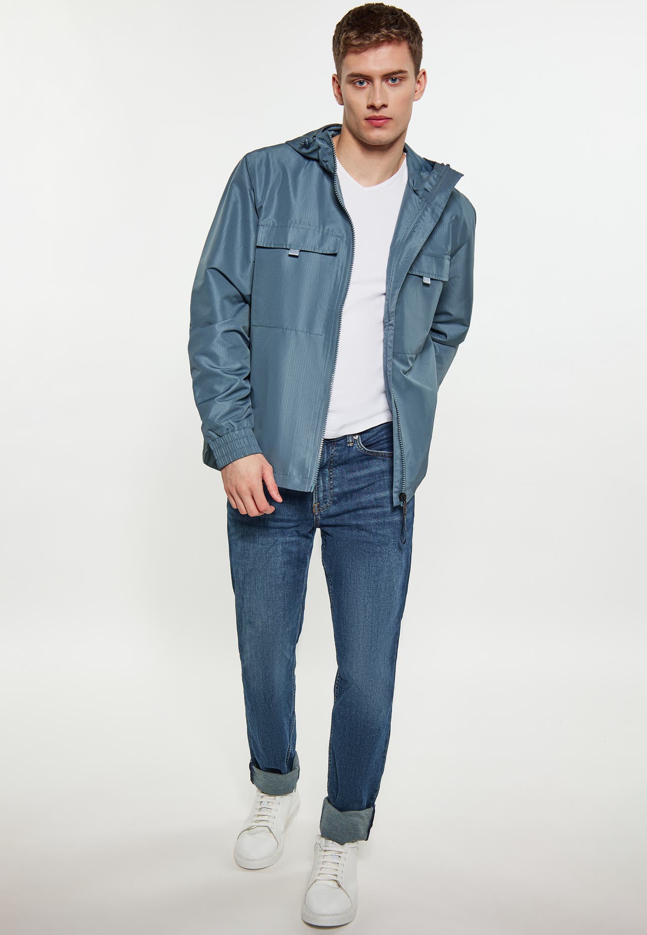 SCHMUDDELWEDDA Übergangsjacke Graublau, Bild 1