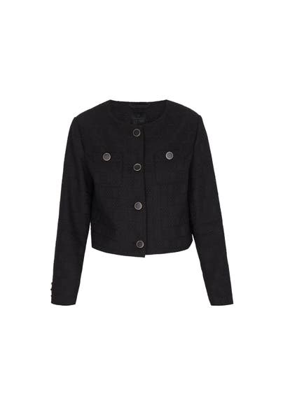 DREIMASTER Blazer black check