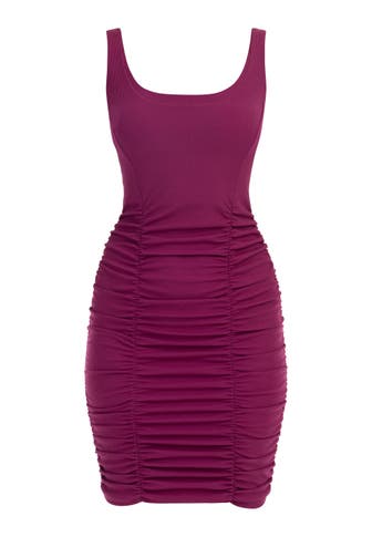 MYMO Casual-Kleid Fuchsia