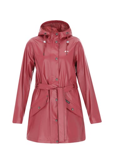SCHMUDDELWEDDA Regenjacke burgundy