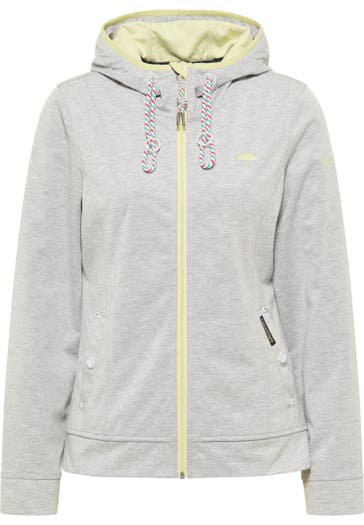 SCHMUDDELWEDDA Übergangsjacke Hellgrau Melange Hellgelb