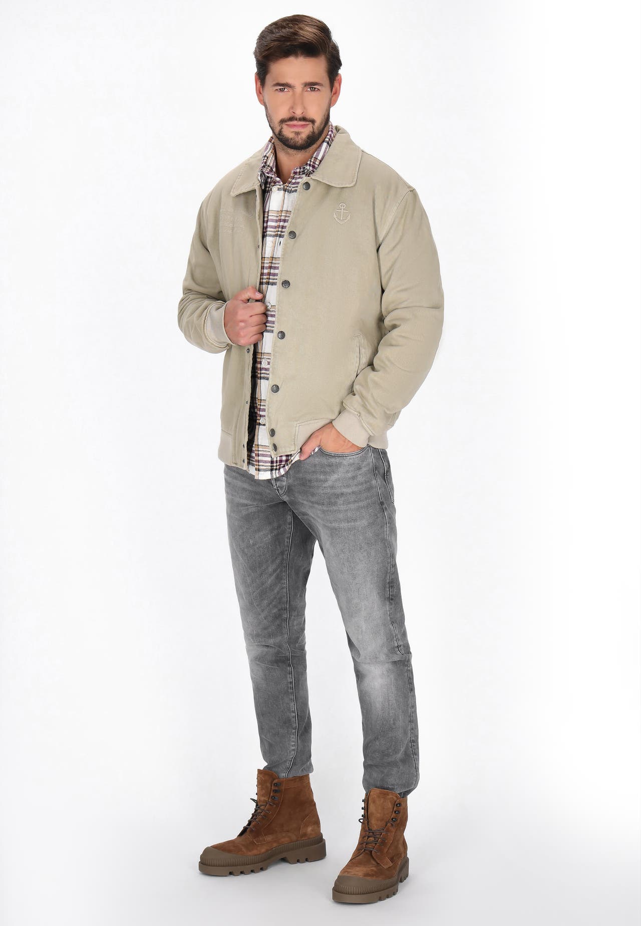 DREIMASTER Übergangsjacke light sand, Bild 1