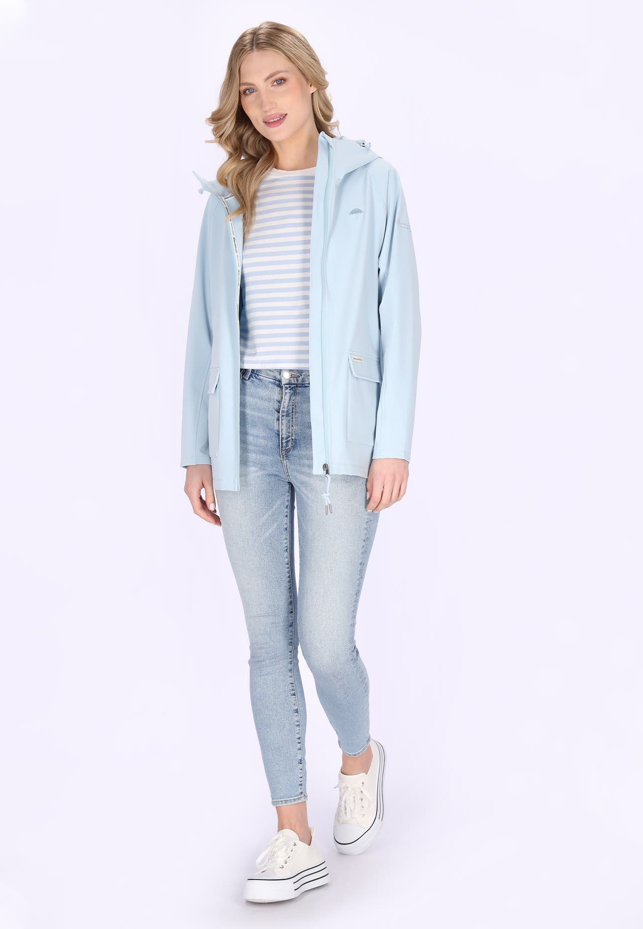 SCHMUDDELWEDDA Übergangsjacke light blue, Bild 1