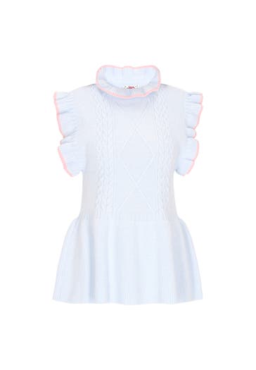 MYMO Casual-Bluse light blue light rose