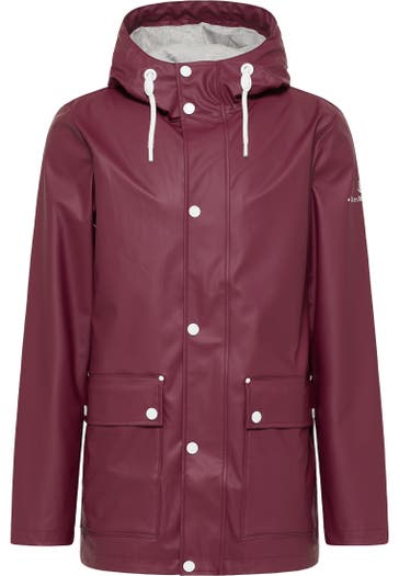 DREIMASTER Regenjacke Weinrot