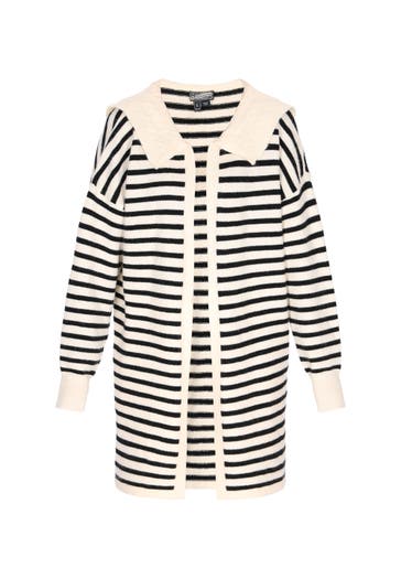 DREIMASTER Strickjacke offwhite black