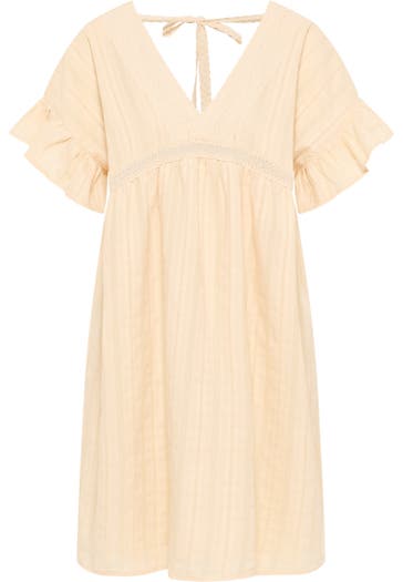 DREIMASTER Casual-Kleid Beige Creme