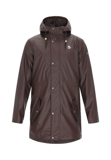 SCHMUDDELWEDDA Regenjacke dark brown