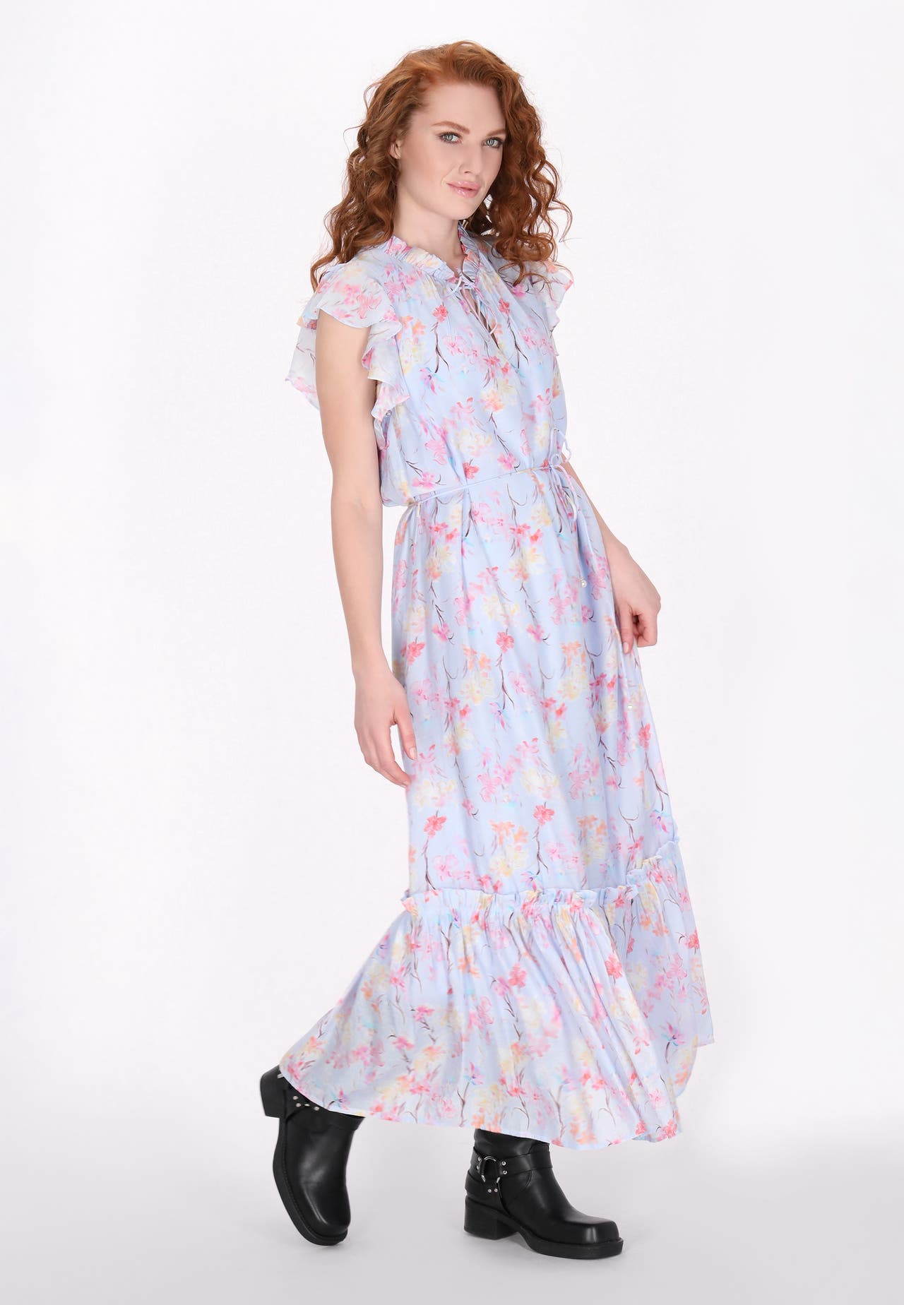 DREIMASTER Maxikleid light blue, Bild 1