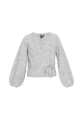 DREIMASTER Strickjacke grey melange
