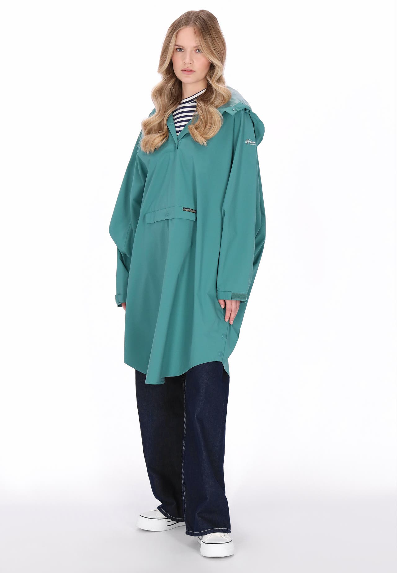 SCHMUDDELWEDDA Regenjacke dark teal, Bild 1
