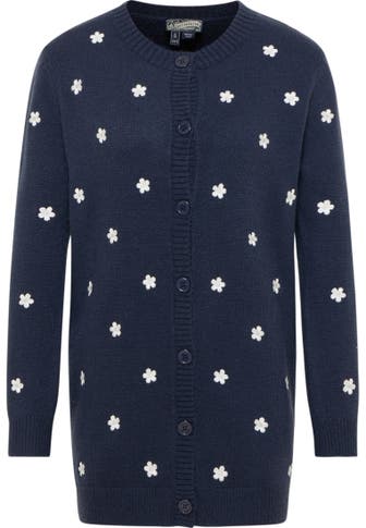 DREIMASTER Strickjacke Marine