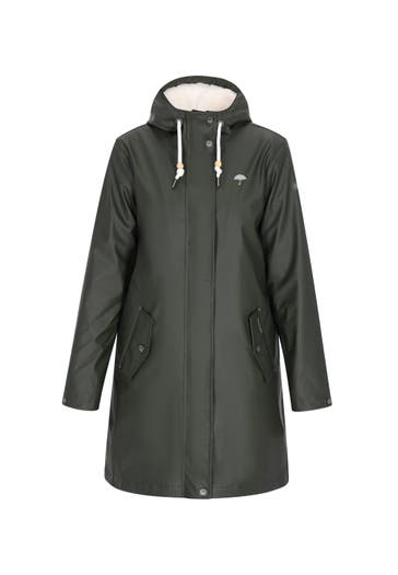 SCHMUDDELWEDDA Regenjacke olive