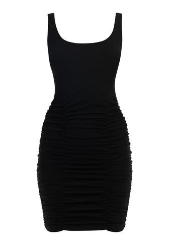 MYMO Casual-Kleid Schwarz