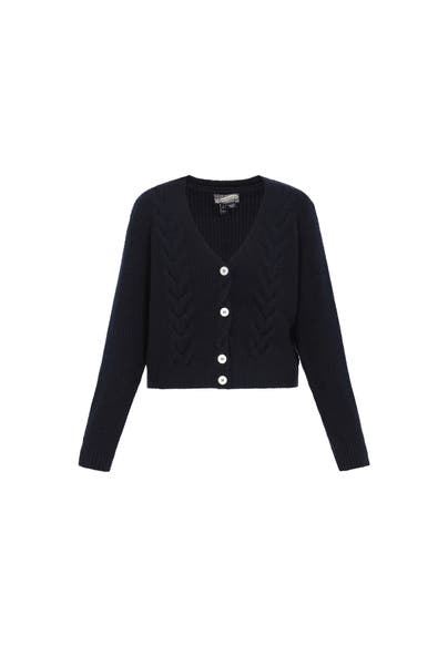 DREIMASTER Strickjacke navy