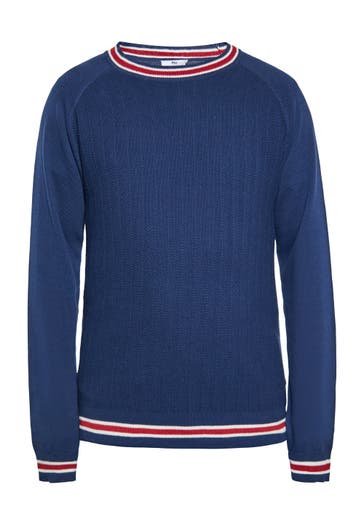 DREIMASTER Pullover Marine Blau