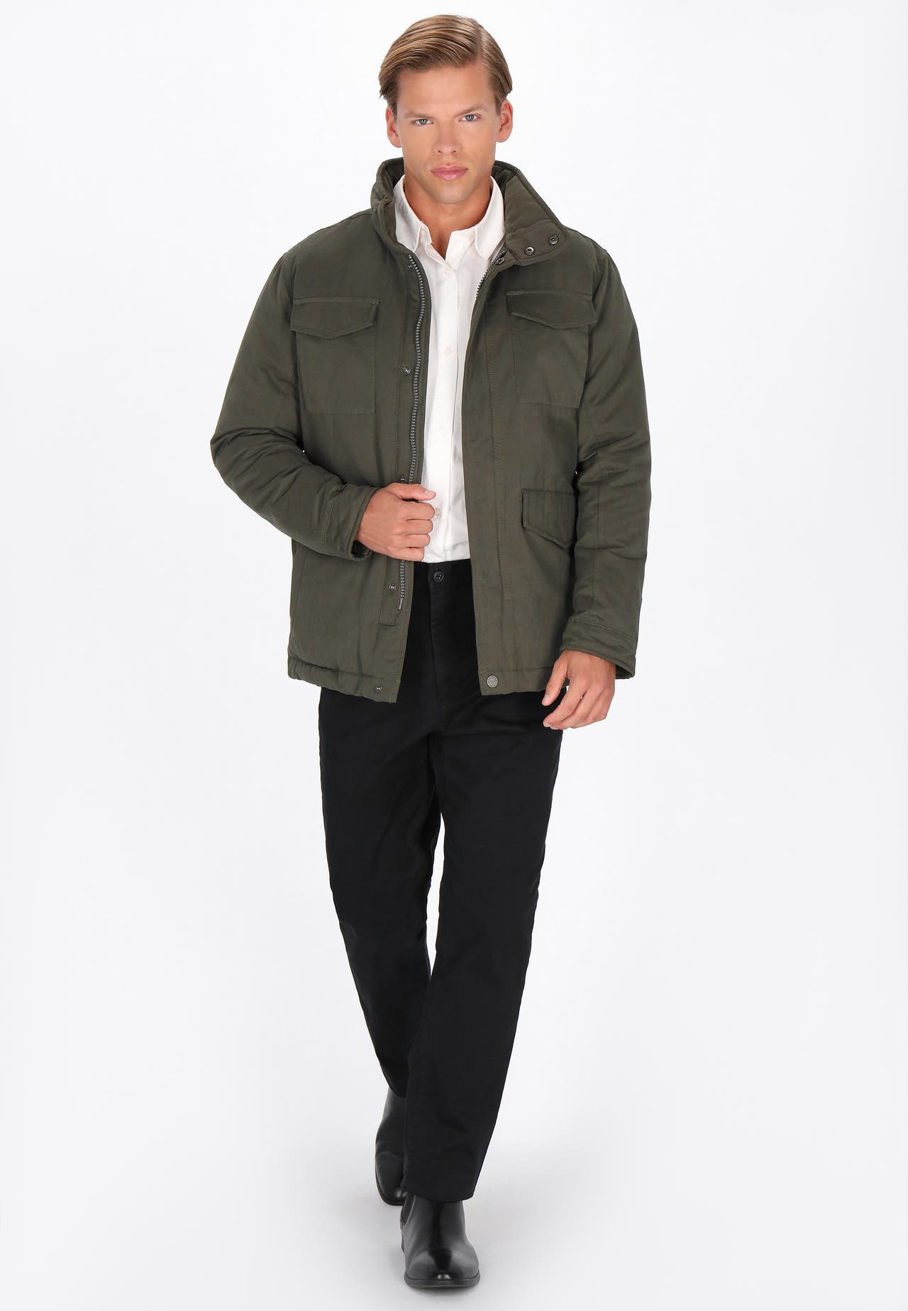 DREIMASTER Übergangsjacke olive, Bild 1