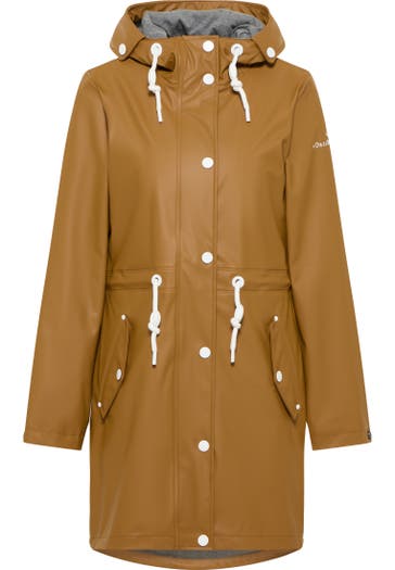 DREIMASTER Regenjacke Dunkelsand