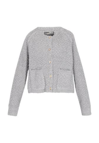 DREIMASTER Strickjacke grey melange