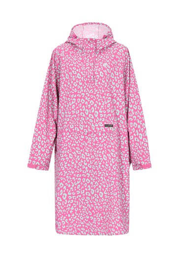 SCHMUDDELWEDDA Regenjacke aqua pink leo