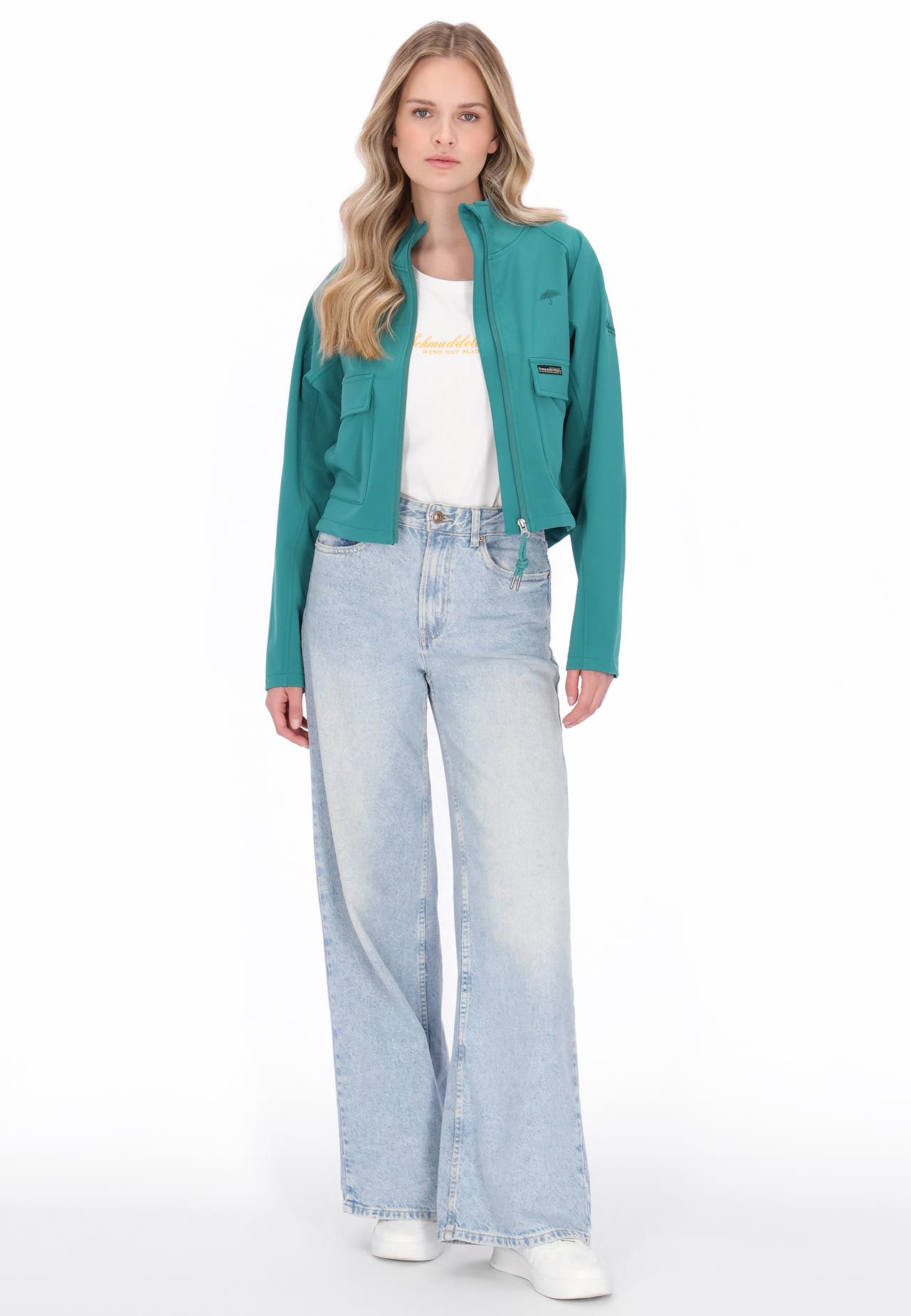 SCHMUDDELWEDDA Übergangsjacke dark teal, Bild 1