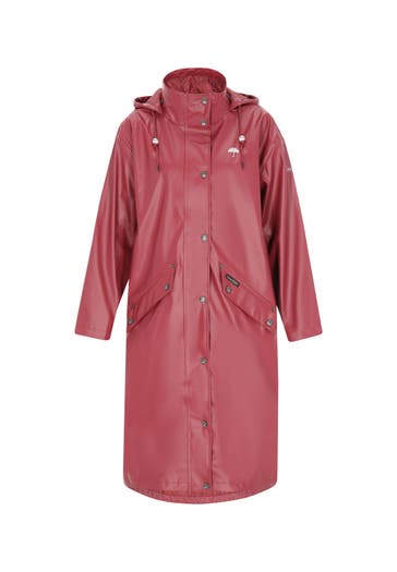 SCHMUDDELWEDDA Regenjacke burgundy