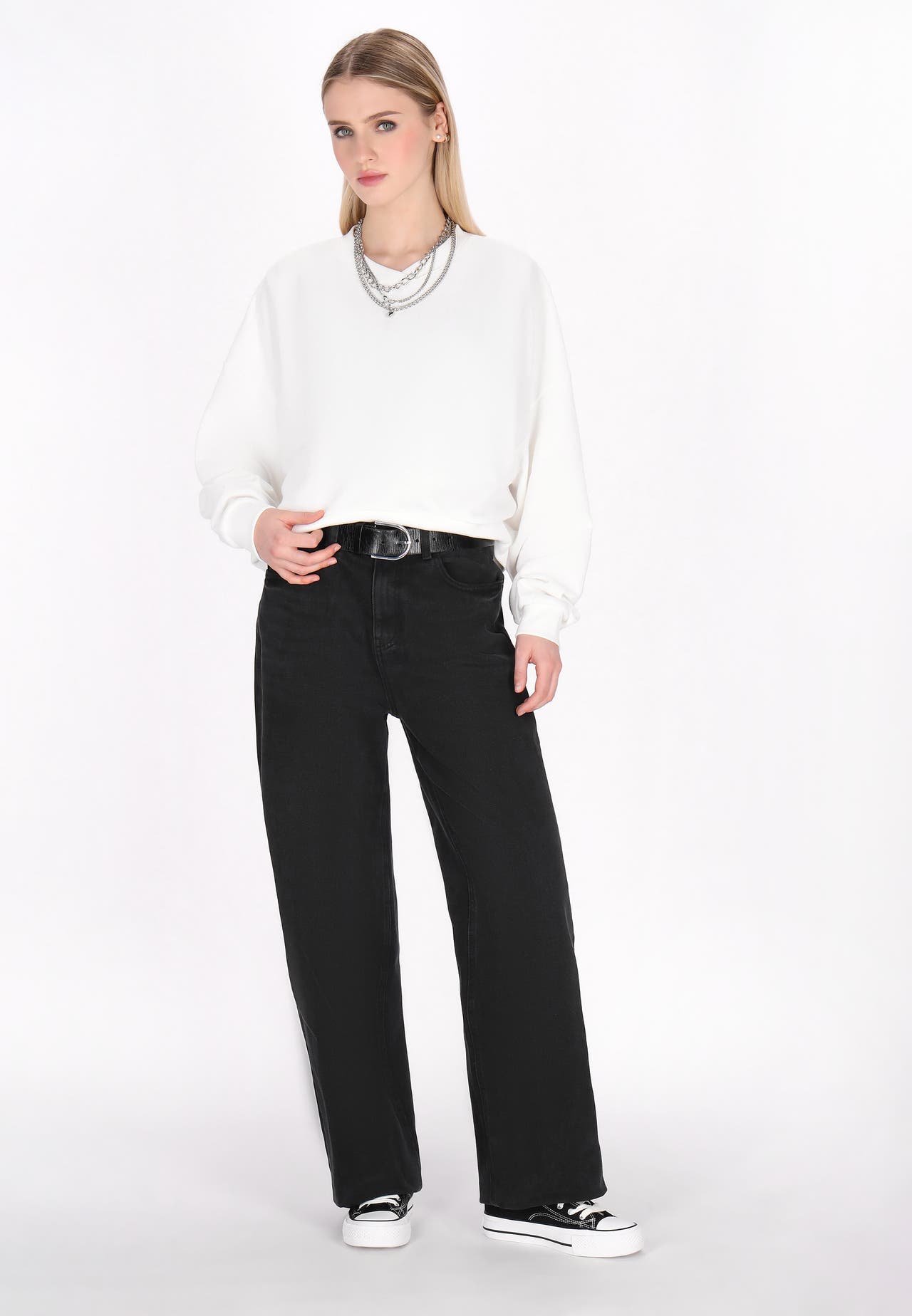 MYMO Sweatshirt white, Bild 1