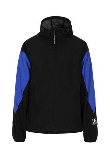 SCHMUDDELWEDDA Blouson Schwarz Königsblau Colorblock