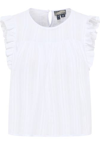 DREIMASTER Casual-Bluse Weiss