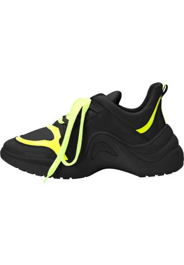 MYMO Sneaker black yellow
