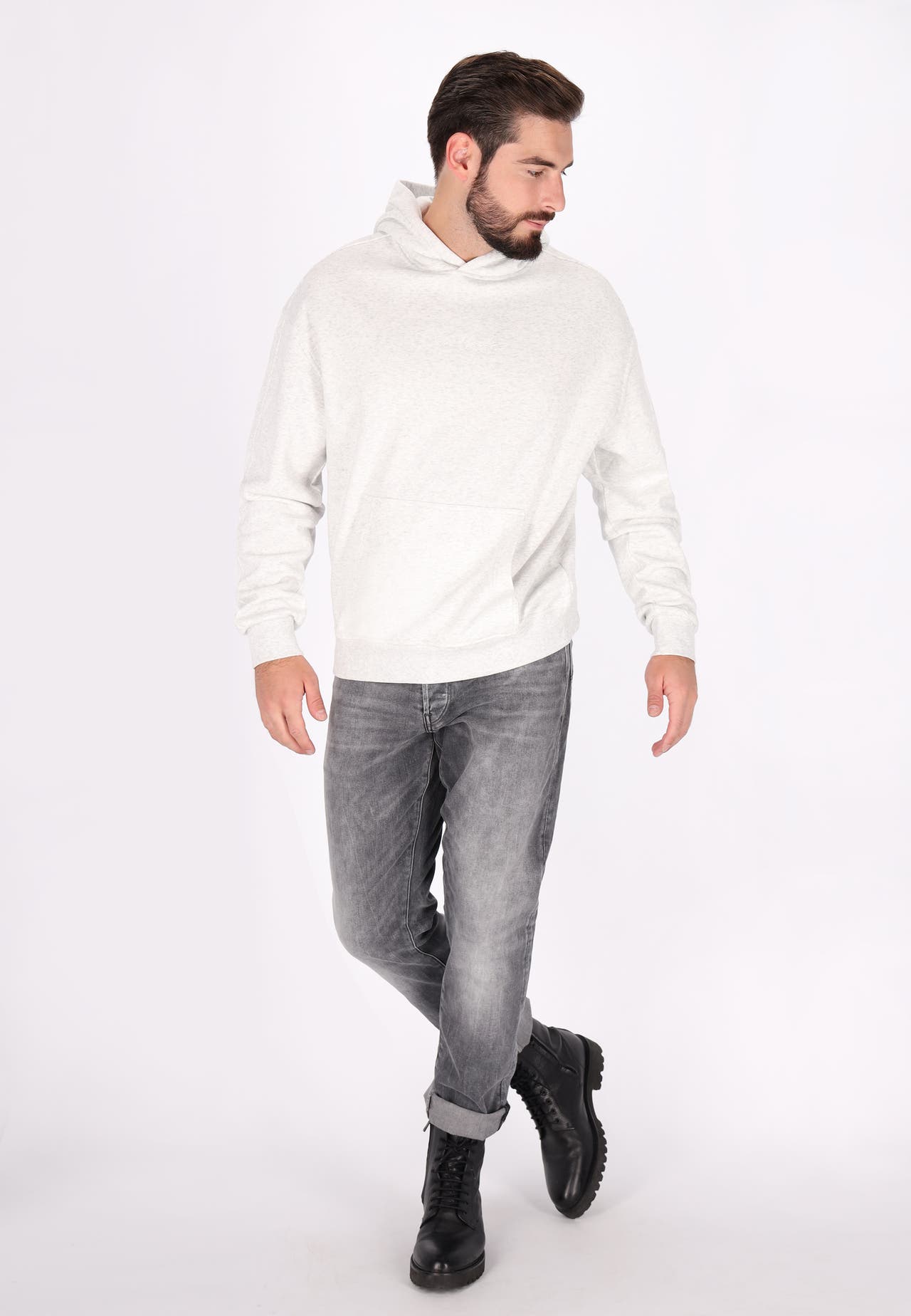 DREIMASTER Sweatshirt Wollweiss Melange, Bild 1