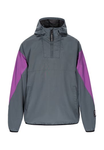 SCHMUDDELWEDDA Blouson Graublau Colorblock