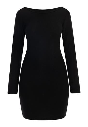 MYMO Casual-Kleid Schwarz