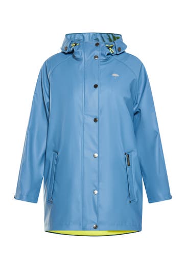 SCHMUDDELWEDDA Regenjacke Stahlblau